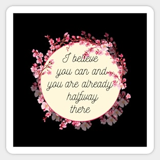 I believe you can and you are already halfway there Sticker